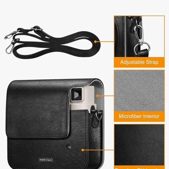 NEVER OPENED Fujifilm Instax SQ1 Instant Camera, carrying case, 20 film sheets. - Picture 3 of 12